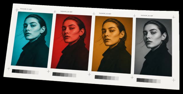 Color Effects print production example created with PDF Press