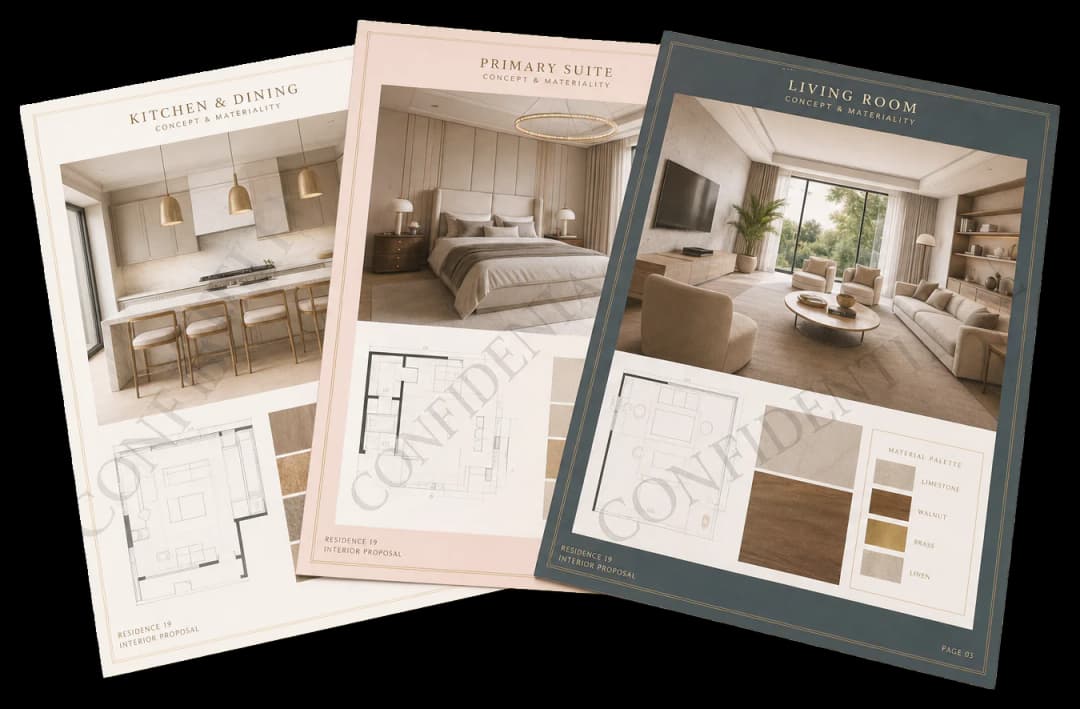 Watermark print production example: Stamps large diagonal text like DRAFT or CONFIDENTIAL across pages.