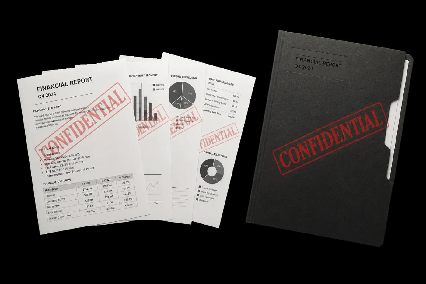Watermark — Stamps text across every page — for marking drafts, proofs, confidential documents, or copies.