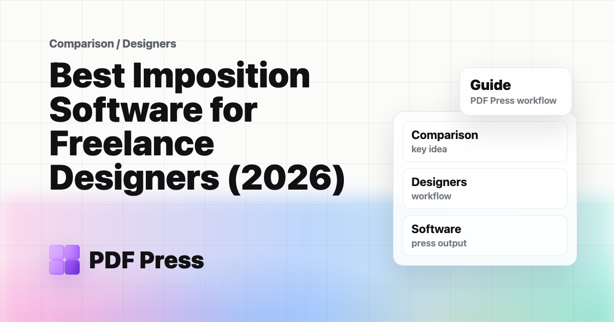 Best Imposition Software for Freelance Designers (2026) cover illustration