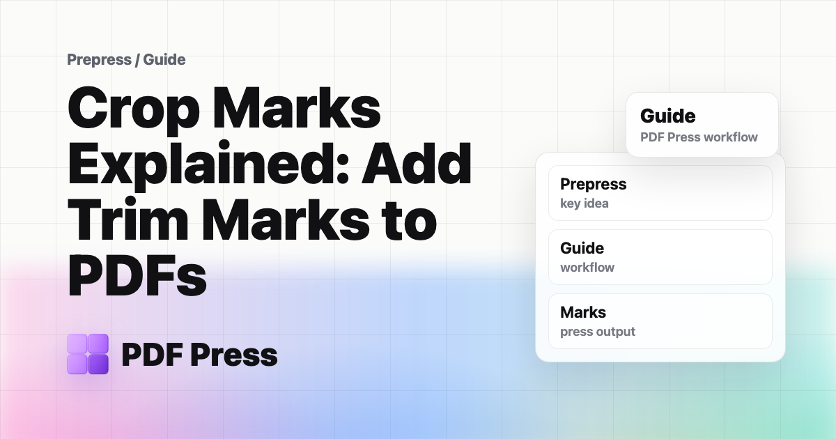 Crop Marks Explained: Add Trim Marks to PDFs cover illustration