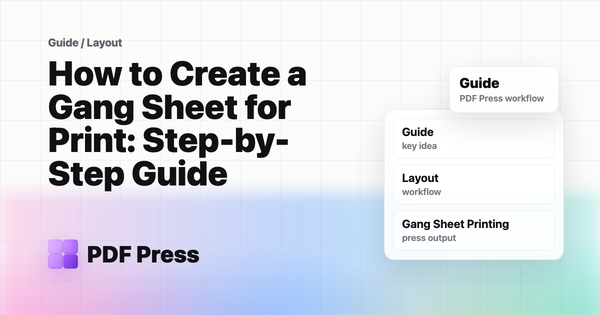 How to Create a Gang Sheet for Print: Step-by-Step Guide cover illustration