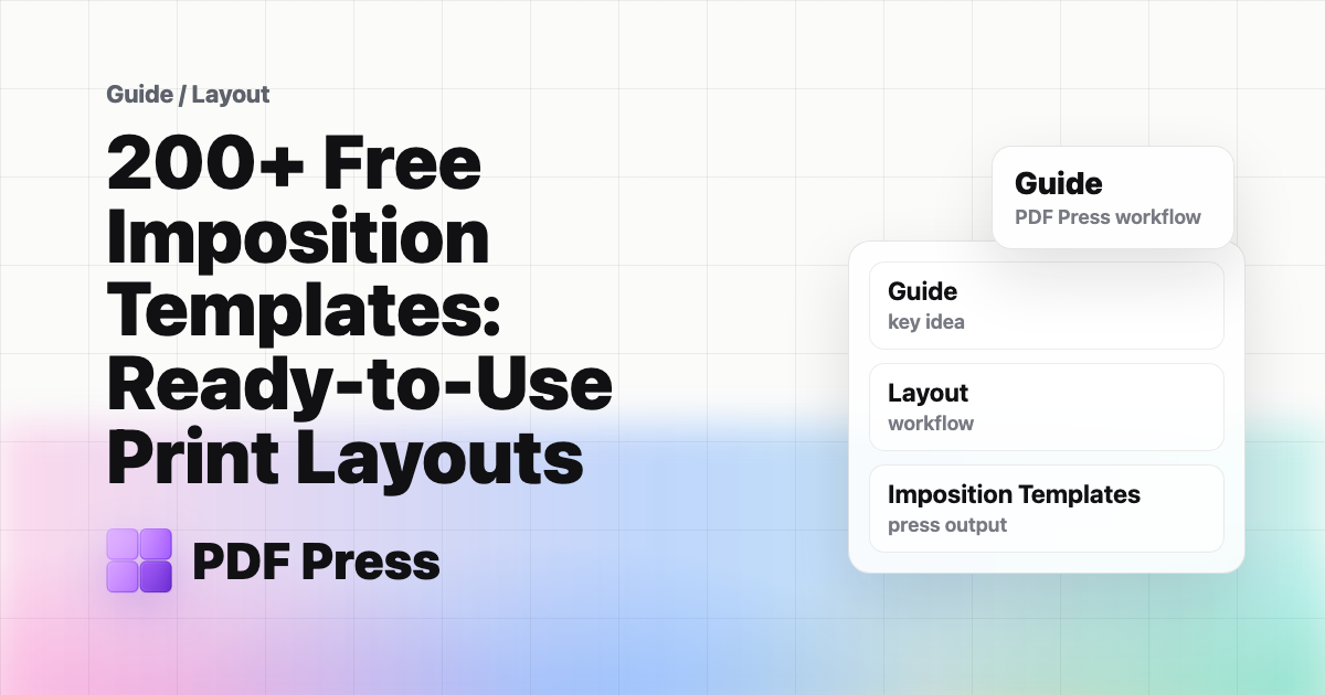 200+ Free Imposition Templates: Ready-to-Use Print Layouts cover illustration