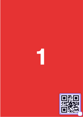 Imposed Barcode / QR result preview in PDF Press imposition software (QR Code Mode configuration)