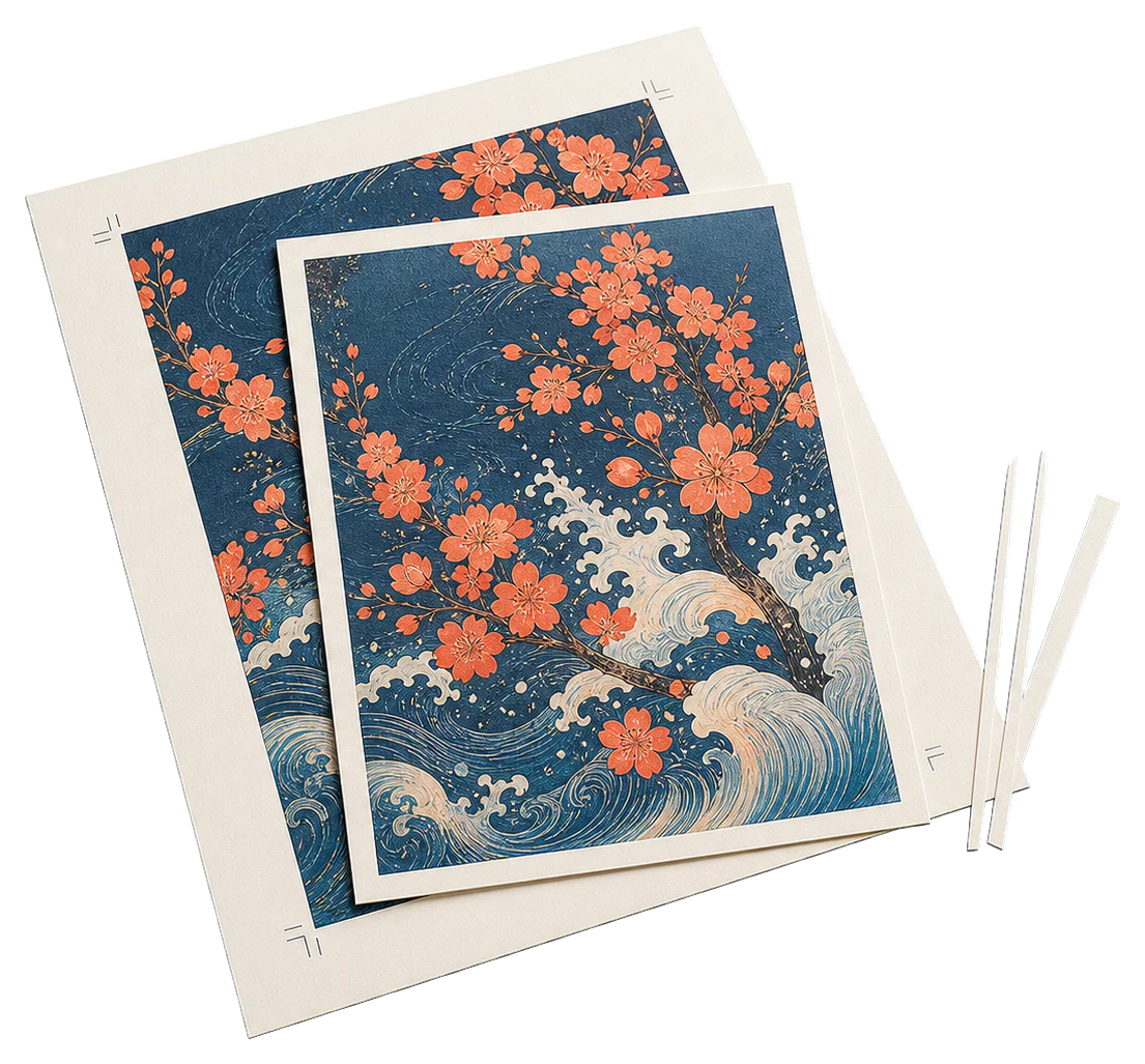 Crop real-world print production example created with PDF Press