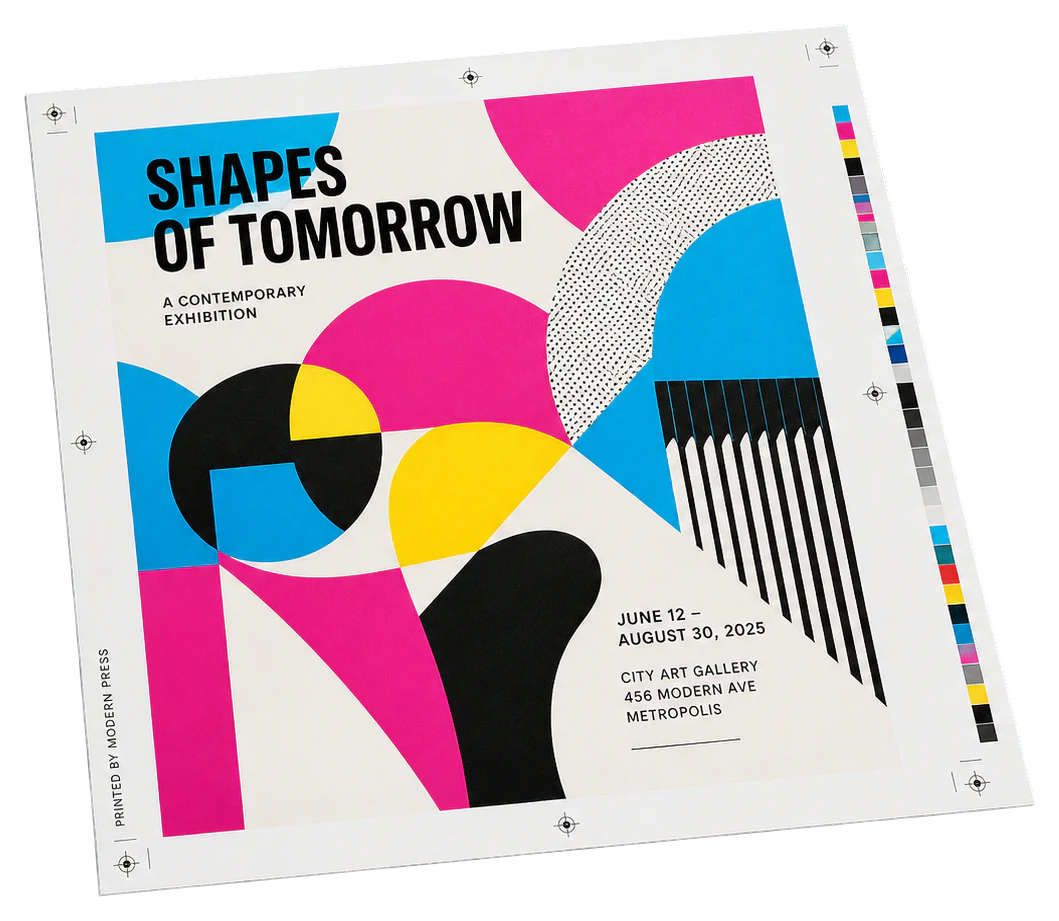 Registration Marks real-world print production example created with PDF Press
