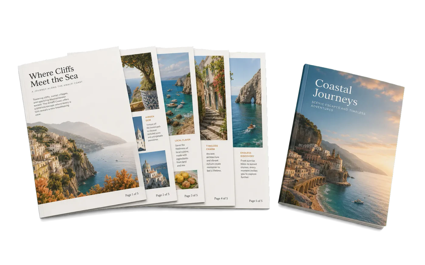 Add Page Numbers realistic print production example